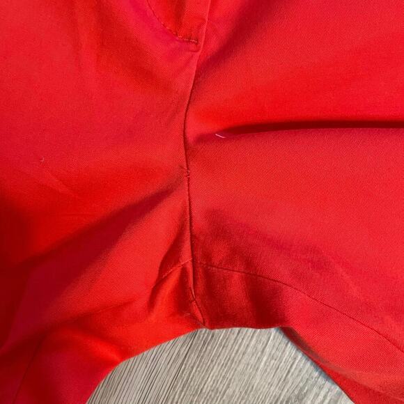 Talbots size 8P perfect cropped. Red/orange color - Picture 11 of 12